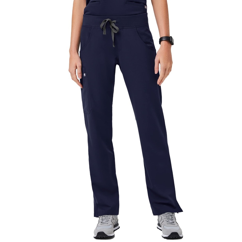Figs Navy Blue Kade Cargo Scrub Pants